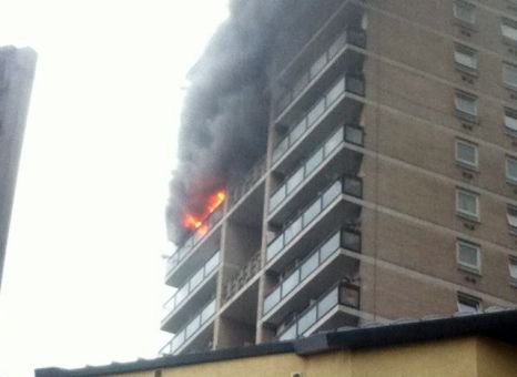 High Rise fire